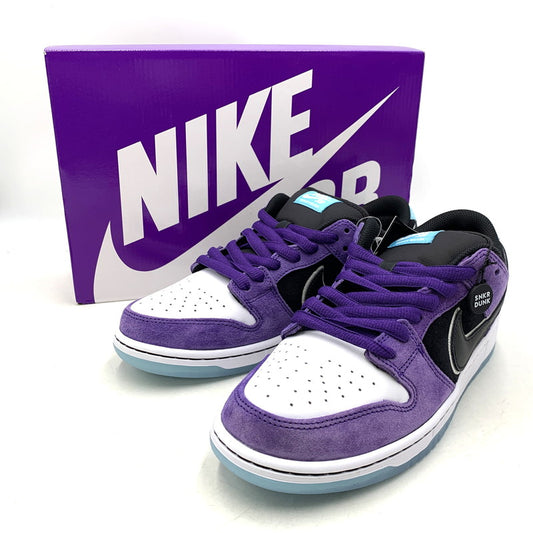 【中古美品】【メンズ】 NIKE SB×HAYLEY WILSON ナイキエスビー×ヘーリー・ウィルソン HJ0513-500 DUNK LOW PRO ダンク ロー プロ 靴 スニーカー シューズ 160-250823-ma-09-izu サイズ：27.5cm カラー：BLACK AND COURT PURPLE 万代Net店
