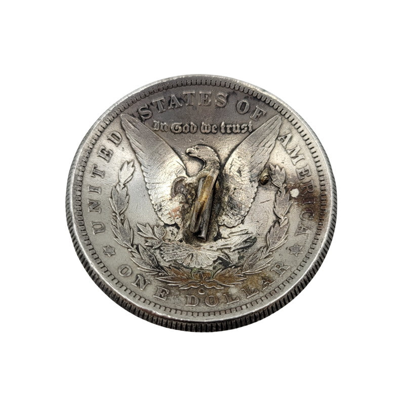 【中古品】【メンズ】 VINTAGE ヴィンテージ AMERICA アメリカ 1888年 モルガンコインコンチョ アクセサリー 小物 192-250824-ma-22-izu カラー：シルバー 万代Net店