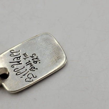 【中古品】【メンズ】 BILL WALL LEATHER ビルウォールレザー 925 MID STAR DOG TAG ミッドスタードッグタグ アクセサリー 小物 192-250824-ma-20-izu カラー：シルバー 万代Net店