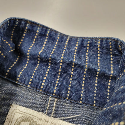 【中古品】【メンズ】 TROPHY CLOTHING トロフィークロージング HICKORY STRIPE DENIM COVERALL JACKET ヒッコリーストライプデニムカバーオールジャケット アウター 長袖 145-250824-ma-11-izu サイズ：36/5 カラー：ブルー 万代Net店