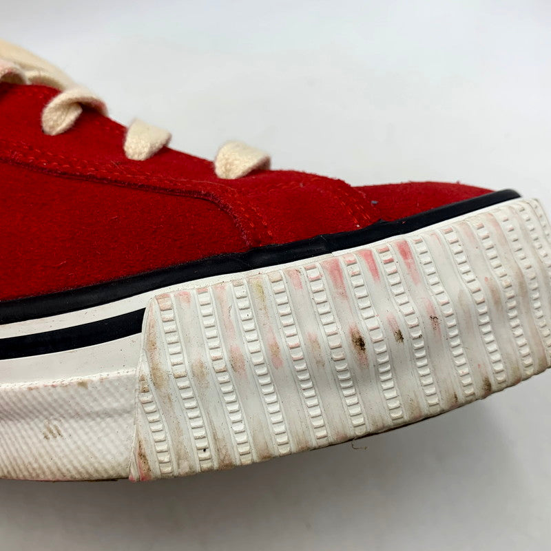 【中古品】【メンズ】 WAREHOUSE ウエアハウス 3400 LOW CUT SNEAKERS ローカットスニーカー 靴 シューズ 162-250828-ma-20-izu サイズ：9 カラー：レッド 万代Net店