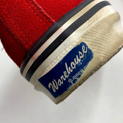 【中古品】【メンズ】 WAREHOUSE ウエアハウス 3400 LOW CUT SNEAKERS ローカットスニーカー 靴 シューズ 162-250828-ma-20-izu サイズ：9 カラー：レッド 万代Net店