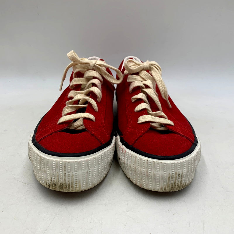 【中古品】【メンズ】 WAREHOUSE ウエアハウス 3400 LOW CUT SNEAKERS ローカットスニーカー 靴 シューズ 162-250828-ma-20-izu サイズ：9 カラー：レッド 万代Net店