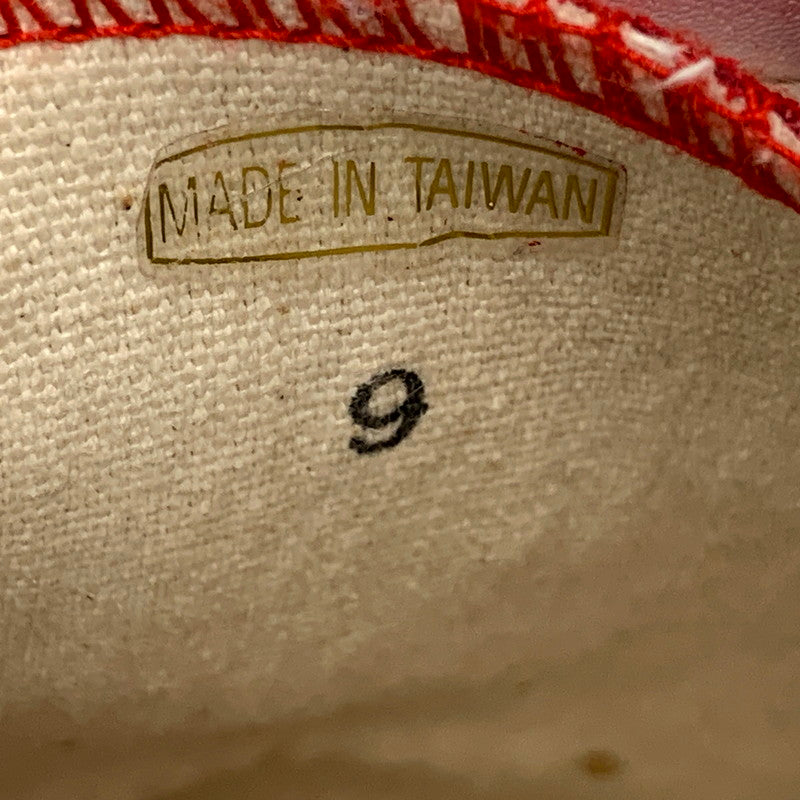 【中古品】【メンズ】 WAREHOUSE ウエアハウス 3400 LOW CUT SNEAKERS ローカットスニーカー 靴 シューズ 162-250828-ma-20-izu サイズ：9 カラー：レッド 万代Net店