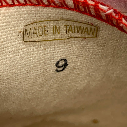 【中古品】【メンズ】 WAREHOUSE ウエアハウス 3400 LOW CUT SNEAKERS ローカットスニーカー 靴 シューズ 162-250828-ma-20-izu サイズ：9 カラー：レッド 万代Net店