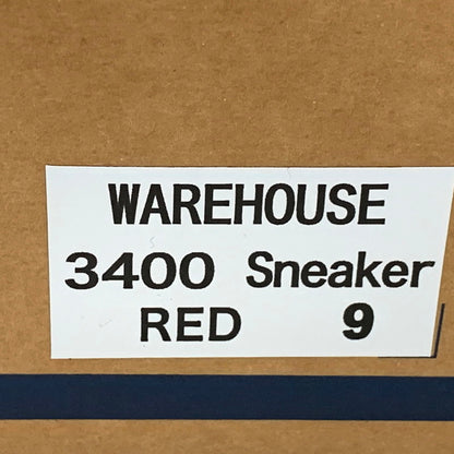 【中古品】【メンズ】 WAREHOUSE ウエアハウス 3400 LOW CUT SNEAKERS ローカットスニーカー 靴 シューズ 162-250828-ma-20-izu サイズ：9 カラー：レッド 万代Net店