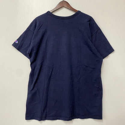【中古品】【メンズ】 Champion チャンピオン USA製 トリコタグ後期 80S NOTRE DAME SS TEE 80年代 ノートルダム ショートスリーブT トップス 半袖 146-250830-ma-22-izu サイズ：XL カラー：ネイビー 万代Net店