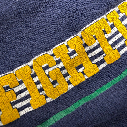 【中古品】【メンズ】 Champion チャンピオン USA製 トリコタグ後期 80S NOTRE DAME SS TEE 80年代 ノートルダム ショートスリーブT トップス 半袖 146-250830-ma-22-izu サイズ：XL カラー：ネイビー 万代Net店