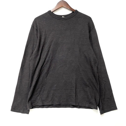 【中古品】【メンズ】 WAREHOUSE ウエアハウス 無地 LS TEE ロングスリーブT トップス 長袖 145-250830-ma-21-izu サイズ：L カラー：チャコール 万代Net店