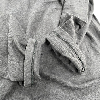 【中古品】【メンズ】 WAREHOUSE ウエアハウス 無地 LS TEE ロングスリーブT トップス 長袖 145-250830-ma-21-izu サイズ：L カラー：チャコール 万代Net店