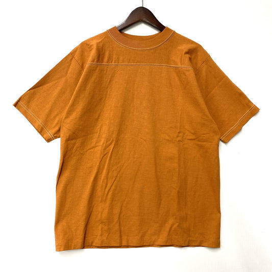 【中古品】【メンズ】 WAREHOUSE ウエアハウス DENIME SS TEE ドゥニーム ショートスリーブT トップス 半袖 145-250830-ma-15-izu サイズ：L カラー：オレンジ 万代Net店