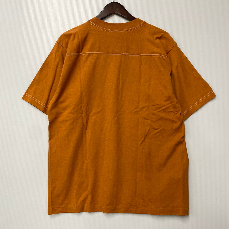 【中古品】【メンズ】 WAREHOUSE ウエアハウス DENIME SS TEE ドゥニーム ショートスリーブT トップス 半袖 145-250830-ma-15-izu サイズ：L カラー：オレンジ 万代Net店