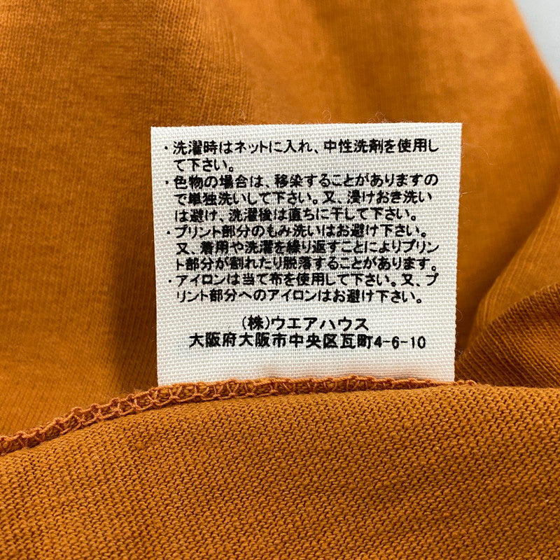 【中古品】【メンズ】 WAREHOUSE ウエアハウス DENIME SS TEE ドゥニーム ショートスリーブT トップス 半袖 145-250830-ma-15-izu サイズ：L カラー：オレンジ 万代Net店