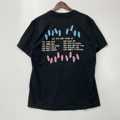 【中古品】【メンズ】 STYLE EYES スタイルアイズ STRAY CATS SS TEE ストレイキャッツ ショートスリーブT トップス 半袖 145-250830-ma-20-izu サイズ：L カラー：ブラック 万代Net店