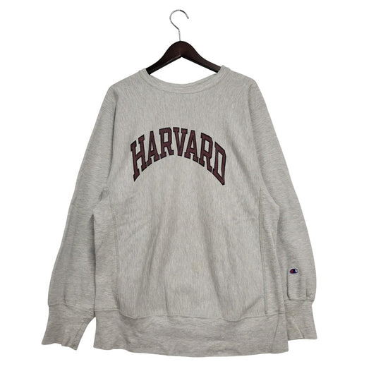 【中古品】【メンズ】 Champion チャンピオン USA製 刺繍タグ 90S HARVARD REVERSE WEAVE SWEATSHIRT 90年代 ハーバード リバースウィーブ スウェットシャツ トップス 長袖 146-250824-ma-08-izu サイズ：XL カラー：GRAY 万代Net店