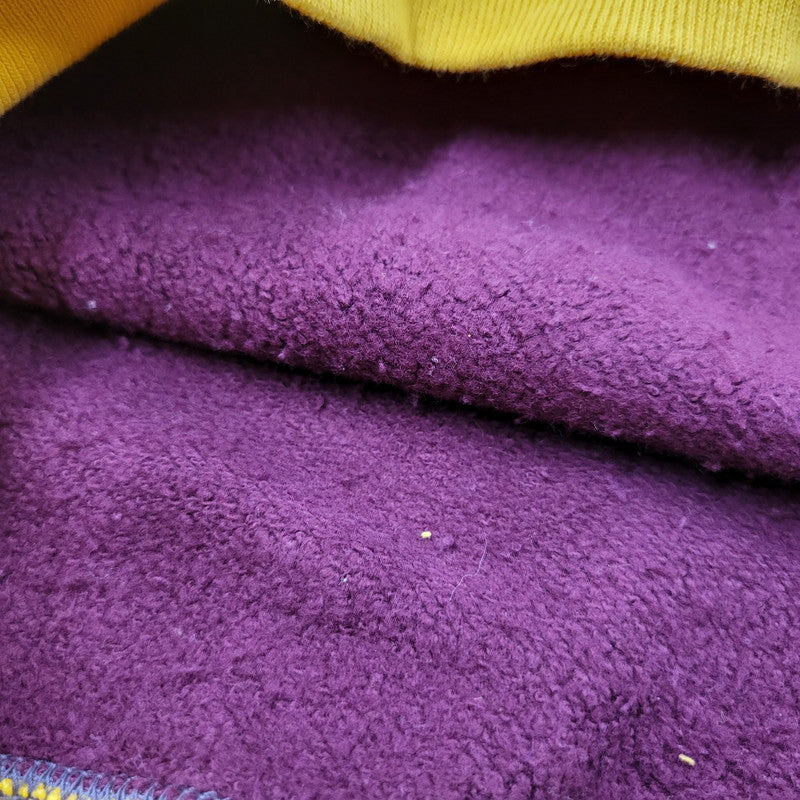 【中古品】【メンズ】 WAREHOUSE ウエアハウス LOT.494 直営店限定 23AW MISSOURI MILITARY ACADEMY 両V SWEATSHIRT ミズーリミリタリーアカデミー スウェットシャツ トップス 長袖 145-250824-ma-10-izu サイズ：44 カラー：ボルドー×イエロー 万代Net店