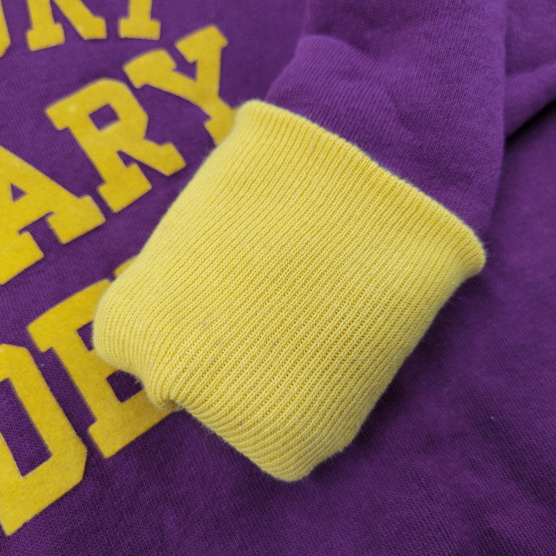 【中古品】【メンズ】 WAREHOUSE ウエアハウス LOT.494 直営店限定 23AW MISSOURI MILITARY ACADEMY 両V SWEATSHIRT ミズーリミリタリーアカデミー スウェットシャツ トップス 長袖 145-250824-ma-10-izu サイズ：44 カラー：ボルドー×イエロー 万代Net店