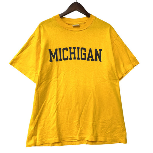 【中古品】【メンズ】 Champion チャンピオン USA製 90S MICHIGAN SS TEE 90年代 ミシガン ショートスリーブT トップス 半袖 146-250830-ma-17-izu サイズ：L カラー：イエロー 万代Net店