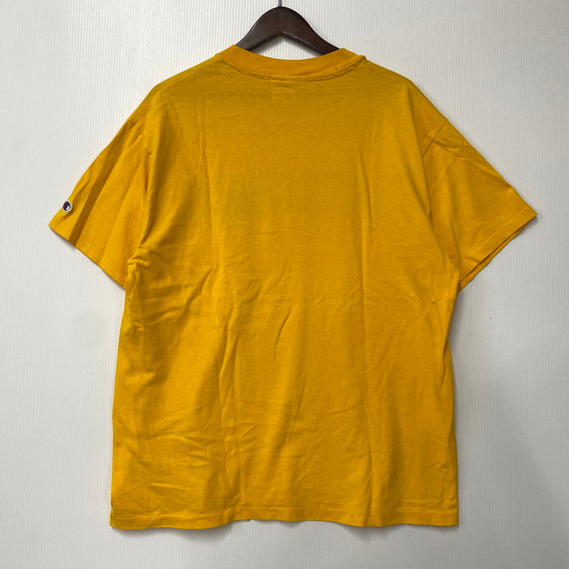 【中古品】【メンズ】 Champion チャンピオン USA製 90S MICHIGAN SS TEE 90年代 ミシガン ショートスリーブT トップス 半袖 146-250830-ma-17-izu サイズ：L カラー：イエロー 万代Net店