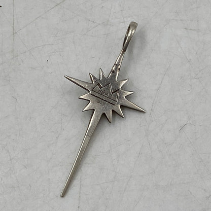 【中古品】【メンズ/レディース】 SAAD サード 925 SUN SYMBOL PENDANT TOP サンシンボル ペンダントトップ アクセサリー 191-250828-as-18-izu カラー：シルバー 万代Net店