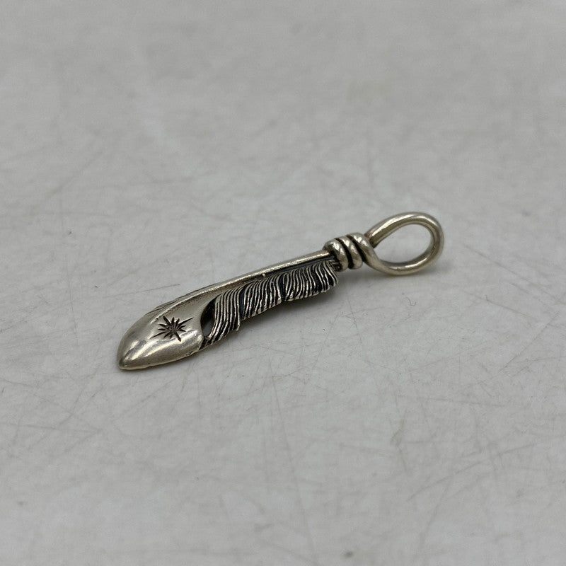 【中古品】【メンズ/レディース】 SAAD サード 925 FEATHER PENDANT TOP フェザー ペンダント トップ アクセサリー 191-250828-as-16-izu カラー：シルバー 万代Net店