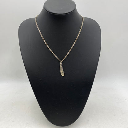 【中古品】【メンズ/レディース】 SAAD サード 925 FEATHER PENDANT TOP フェザー ペンダント トップ アクセサリー 191-250828-as-16-izu カラー：シルバー 万代Net店