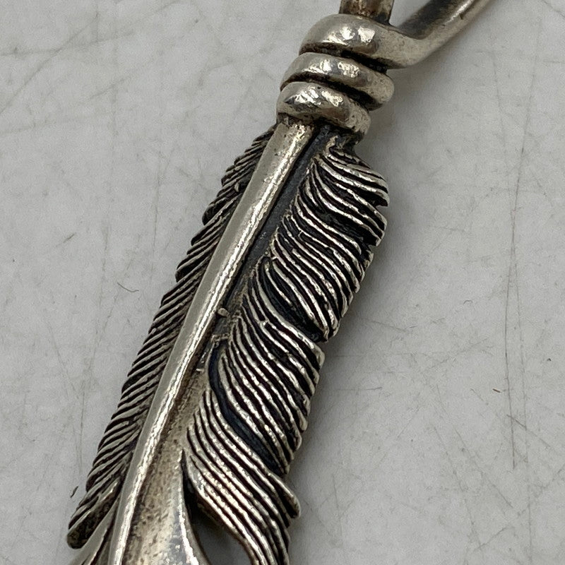 【中古品】【メンズ/レディース】 SAAD サード 925 FEATHER PENDANT TOP フェザー ペンダント トップ アクセサリー 191-250828-as-16-izu カラー：シルバー 万代Net店