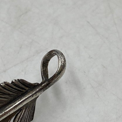 【中古品】【メンズ/レディース】 WING HANDS ウィング ハンズ FEATHER PENDANT TOP フェザー ペンダントトップ アクセサリー 191-250828-as-21-izu カラー：シルバー 万代Net店