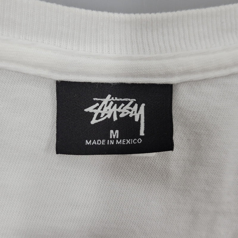【中古品】【メンズ】 STUSSY ステューシー WORLD TOUR SS TEE ワールドツアー 半袖 T-シャツ トップス 142-250831-rk-09-izu サイズ：M カラー：ホワイト 万代Net店