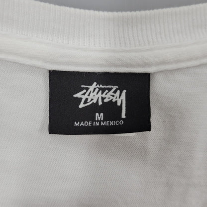 【中古品】【メンズ】 STUSSY ステューシー WORLD TOUR SS TEE ワールドツアー 半袖 T-シャツ トップス 142-250831-rk-09-izu サイズ：M カラー：ホワイト 万代Net店