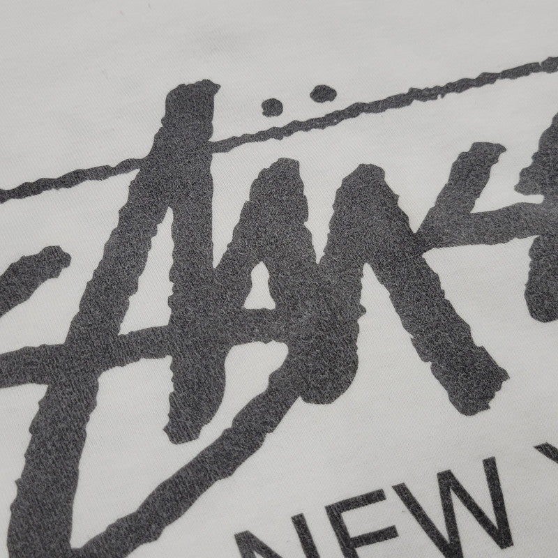 【中古品】【メンズ】 STUSSY ステューシー WORLD TOUR SS TEE ワールドツアー 半袖 T-シャツ トップス 142-250831-rk-09-izu サイズ：M カラー：ホワイト 万代Net店
