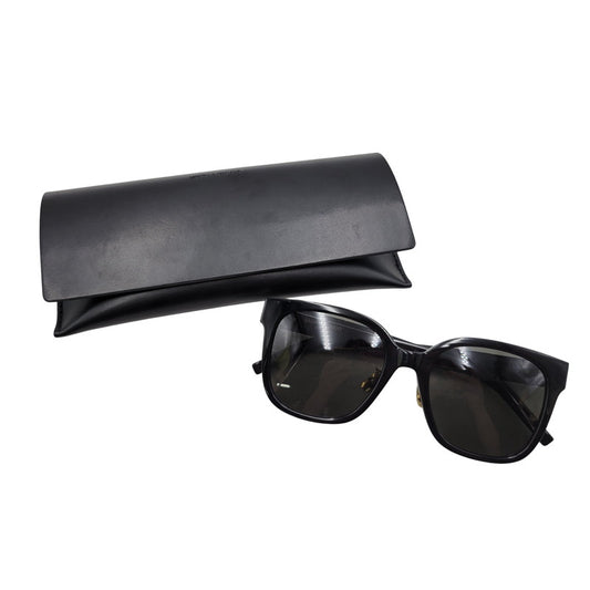 【中古品】【メンズ/レディース】 SAINT LAURENT サンローラン SL M105 F SL SUNGLASSES サングラス 眼鏡 アイウェア 183-250824-ma-23-izu サイズ：55□20-150 カラー：ブラック 万代Net店