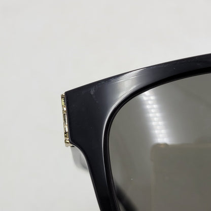 【中古品】【メンズ/レディース】 SAINT LAURENT サンローラン SL M105 F SL SUNGLASSES サングラス 眼鏡 アイウェア 183-250824-ma-23-izu サイズ：55□20-150 カラー：ブラック 万代Net店