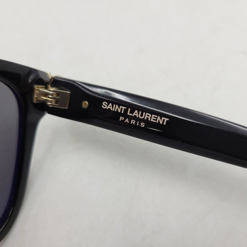 【中古品】【メンズ/レディース】 SAINT LAURENT サンローラン SL M105 F SL SUNGLASSES サングラス 眼鏡 アイウェア 183-250824-ma-23-izu サイズ：55□20-150 カラー：ブラック 万代Net店
