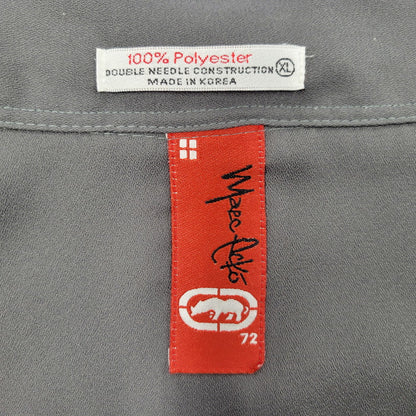 【中古品】【メンズ】 MARC ECKO マークエコー 韓国製 NO.72 SS OPEN COLLAR SHIRT カラーシャツ トップス 半袖 146-250831-rk-08-izu サイズ：XL カラー：グレー 万代Net店