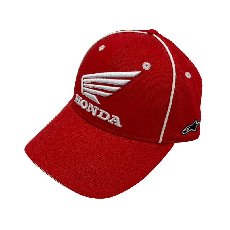 【中古品】【メンズ】 HONDA ホンダ RACING CAP レーシングキャップ 帽子 服飾雑貨 185-250829-ma-11-izu サイズ：F カラー：RED 万代Net店