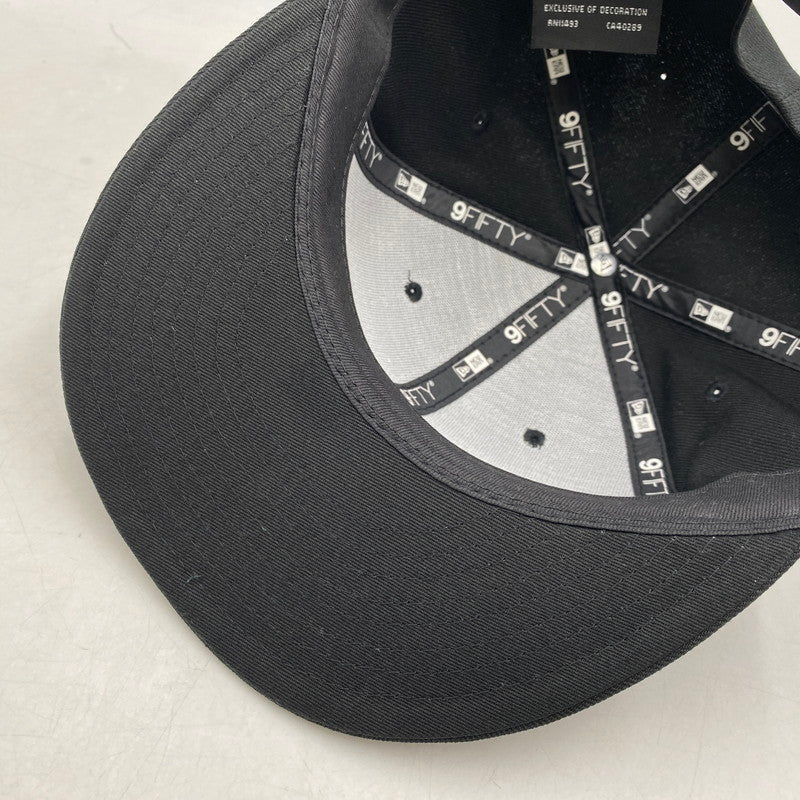 【中古品】【メンズ】 NEWERA×KAWASAKI ニューエラ×カワサキ メグロ SNAP BACK CAP スナップバックキャップ 帽子 服飾雑貨 185-250825-ma-09-izu サイズ：M/L カラー：ブラック 万代Net店