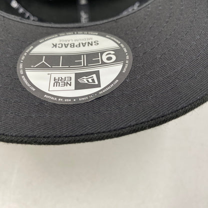 【中古品】【メンズ】 NEWERA×KAWASAKI ニューエラ×カワサキ メグロ SNAP BACK CAP スナップバックキャップ 帽子 服飾雑貨 185-250825-ma-10-izu サイズ：M/L カラー：ブラック 万代Net店