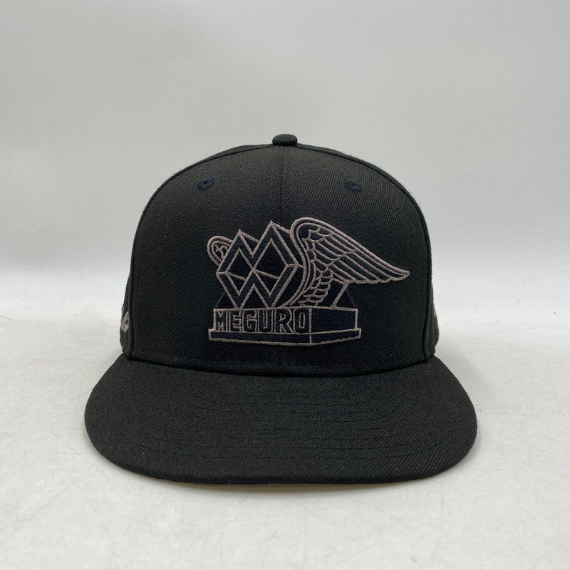 【中古品】【メンズ】 NEWERA×KAWASAKI ニューエラ×カワサキ メグロ SNAP BACK CAP スナップバックキャップ 帽子 服飾雑貨 185-250825-ma-10-izu サイズ：M/L カラー：ブラック 万代Net店