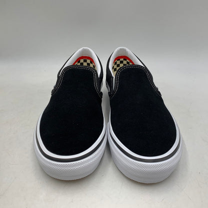 【中古美品】【メンズ】 VANS バンズ VN0A5FCAY28 SKATE SLIP-ON スケート スリッポン 靴 スニーカー シューズ 162-250829-ma-09-izu サイズ：27.5cm カラー：BLACK/WHITE 万代Net店