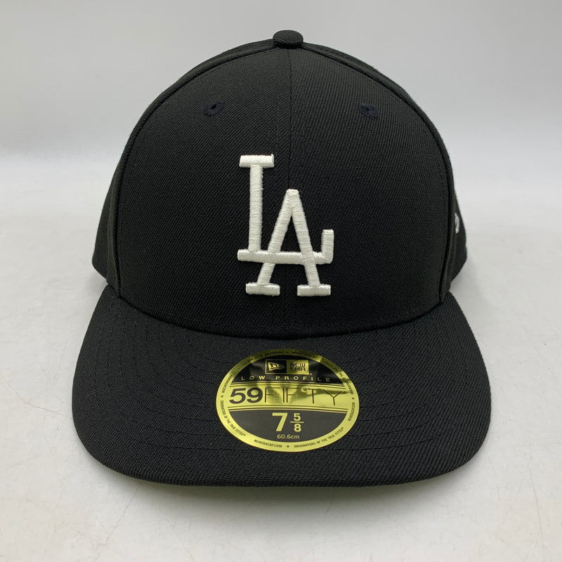 【中古美品】【メンズ/レディース】 NEW ERA ニューエラ LA DODGERS 59FIFTY BB CAP ロサンゼルスドジャース 59FIFTY ベースボールキャップ 帽子 服飾雑貨 185-250829-ma-12-izu サイズ：60.6cm カラー：ブラック 万代Net店