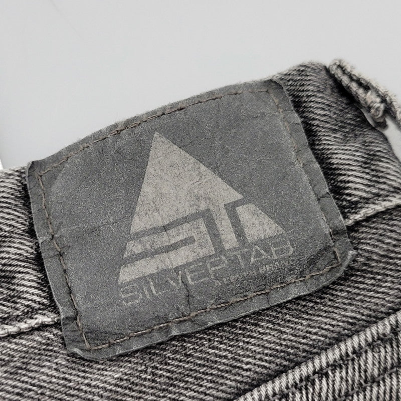 【中古品】【メンズ】 Levi's リーバイス SILVER TAB A7488-0014 LOOSE BLACK DENIM PANTS ルーズ デニム パンツ ワイド ボトムス ジーパン 157-250831-rk-07-izu サイズ：34×30 カラー：ブラック 万代Net店