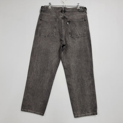 【中古品】【メンズ】 Levi's リーバイス SILVER TAB A7488-0014 LOOSE BLACK DENIM PANTS ルーズ デニム パンツ ワイド ボトムス ジーパン 157-250831-rk-07-izu サイズ：34×30 カラー：ブラック 万代Net店