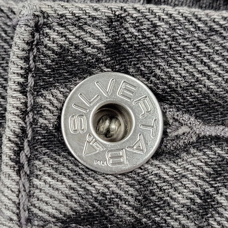 【中古品】【メンズ】 Levi's リーバイス SILVER TAB A7488-0014 LOOSE BLACK DENIM PANTS ルーズ デニム パンツ ワイド ボトムス ジーパン 157-250831-rk-07-izu サイズ：34×30 カラー：ブラック 万代Net店