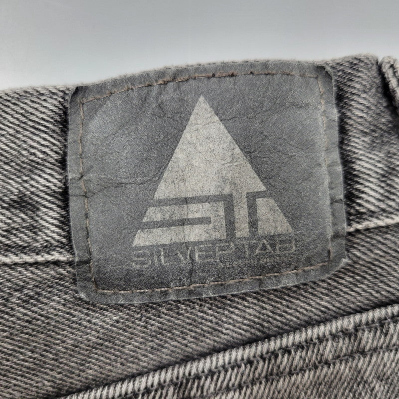 【中古品】【メンズ】 Levi's リーバイス SILVER TAB A7488-0014 LOOSE BLACK DENIM PANTS ルーズ デニム パンツ ワイド ボトムス ジーパン 157-250831-rk-07-izu サイズ：34×30 カラー：ブラック 万代Net店