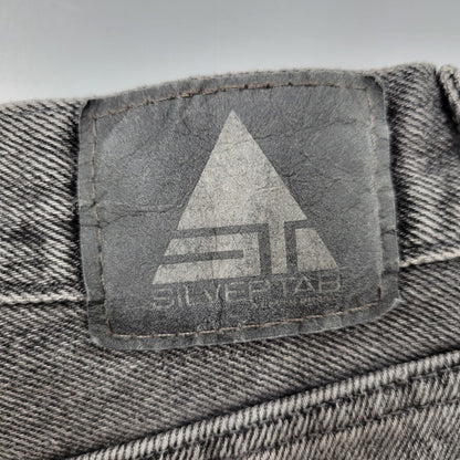 【中古品】【メンズ】 Levi's リーバイス SILVER TAB A7488-0014 LOOSE BLACK DENIM PANTS ルーズ デニム パンツ ワイド ボトムス ジーパン 157-250831-rk-07-izu サイズ：34×30 カラー：ブラック 万代Net店