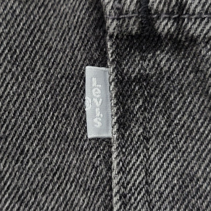 【中古品】【メンズ】 Levi's リーバイス SILVER TAB A7488-0014 LOOSE BLACK DENIM PANTS ルーズ デニム パンツ ワイド ボトムス ジーパン 157-250831-rk-07-izu サイズ：34×30 カラー：ブラック 万代Net店