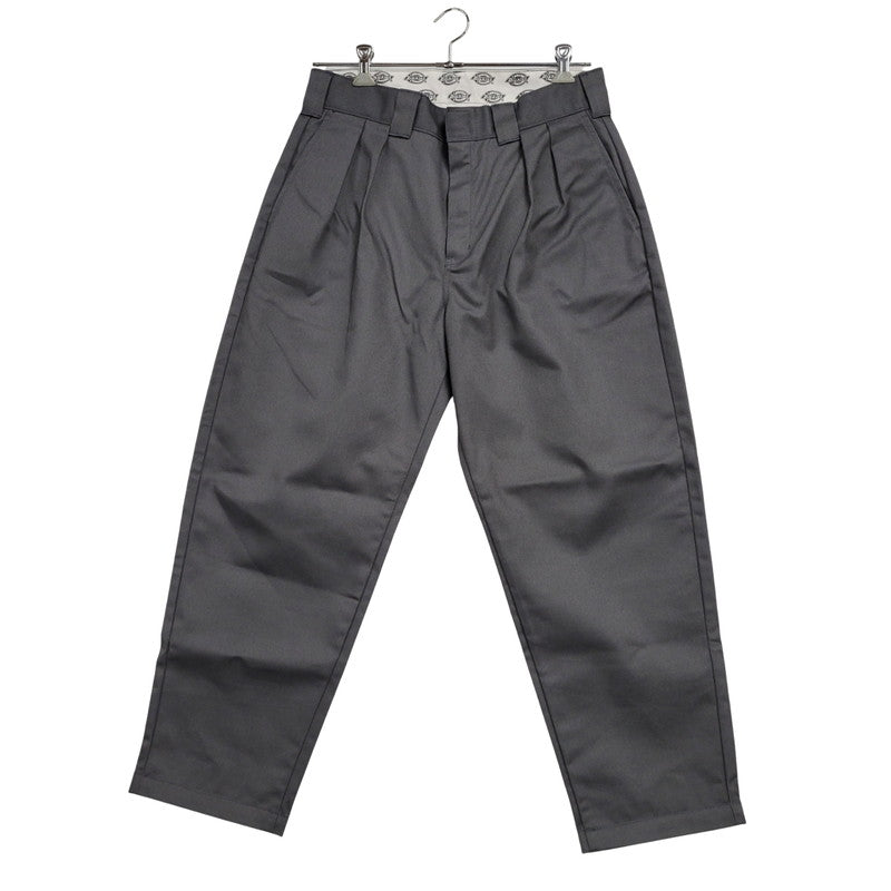 【中古品】【メンズ】 Dickies ディッキーズ 14788600 2-TUCK WIDE CHINO PANTS ツータックワイドチノパンツ ズボン ボトムス 158-250830-ma-27-izu サイズ：32 カラー：CHARCOAL 万代Net店