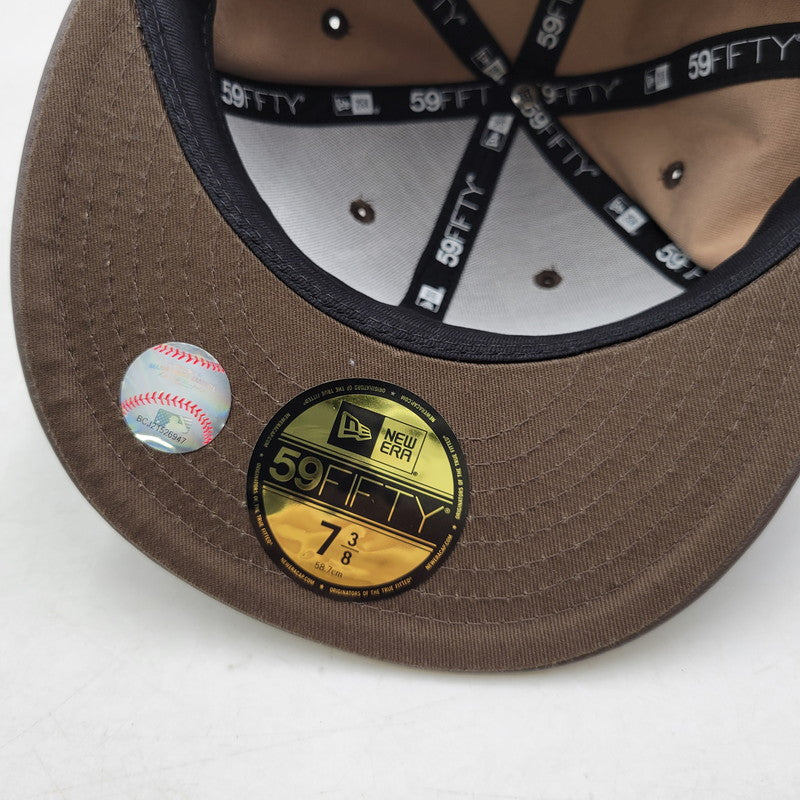 【中古品】【メンズ/レディース】 NEW ERA ニューエラ 59FIFTY LOW PROFILE SAN DIEGO PADRES BB CAP サンディエゴ パドレス ベースボールキャップ 帽子 185-250901-as-37-izu サイズ：7 3/8（58.7cm） カラー：ブラウン系 万代Net店