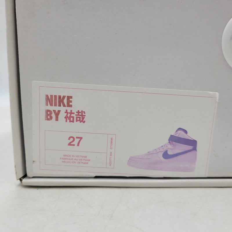 【中古品】【メンズ】 NIKE ナイキ AIR FORCE 1 HIGH BY YOU AQ3771-994 エアフォース 1 ハイ バイユー スニーカー シューズ 靴 160-250901-as-03-izu サイズ：27cm カラー：ホワイト系 万代Net店